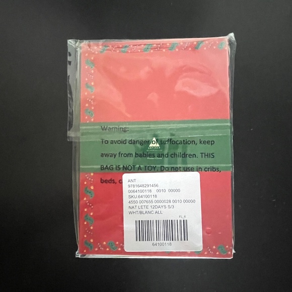 NWT Anthropologie Nathalie Lete 12 Days of Christmas Notebooks, Set of 3 - Picture 4 of 6